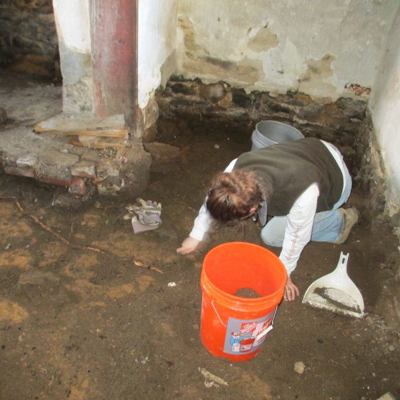 Excavating the George Spangler Summer Kitchen Floor - NV5
