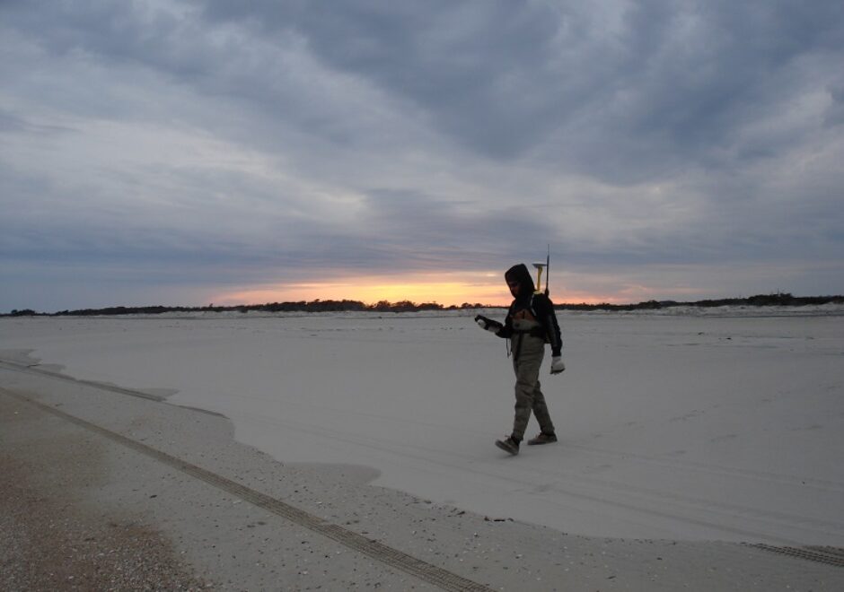 Beach of Pine Knoll SHores Geospatial