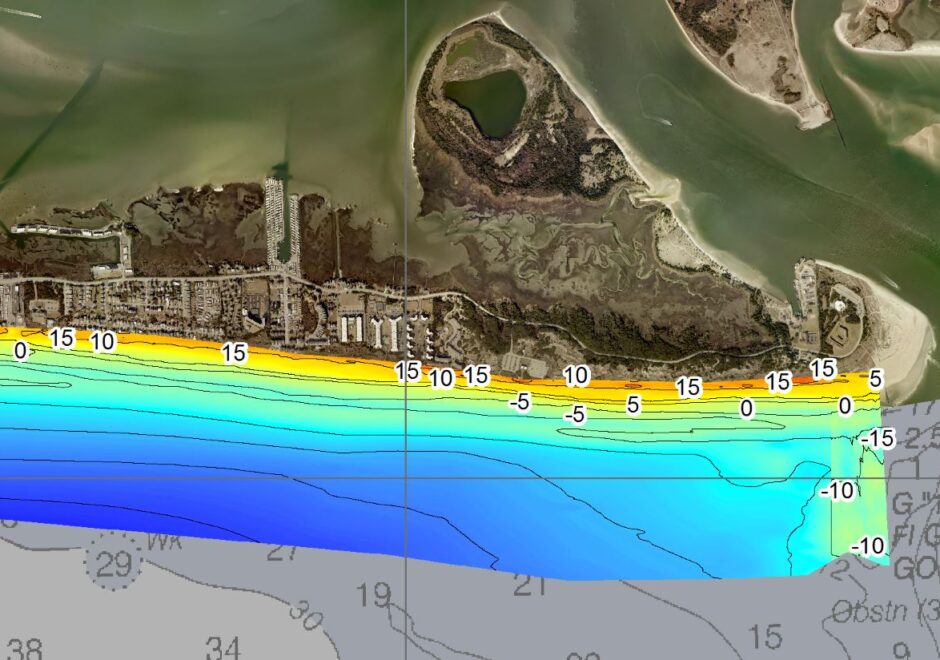 Geospatial Hydrographic Map