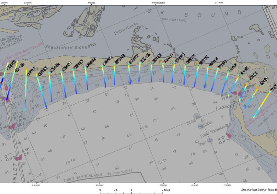 Topobathy Elevation Bogue Banks Geospatial