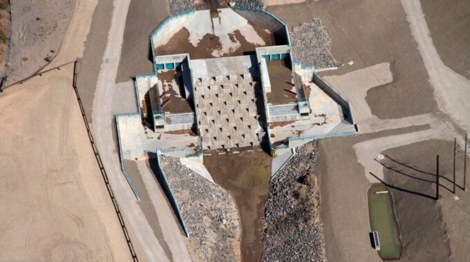 South Diversion Channel, I-25 Baffle Chute Stormwater Quality Facility